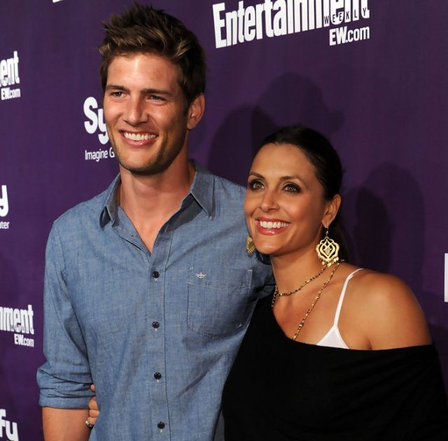 Ryan McPartlin and wife