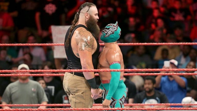 Sin Cara vs Braun Strowman in 2016