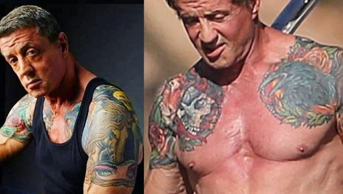 Does Sylvester Stallone Have Tattoos? - wide 6