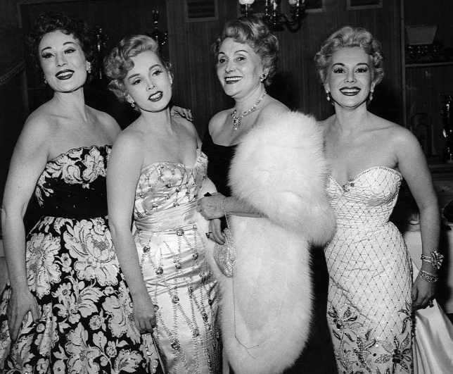 The Gabor Sisters and their mother