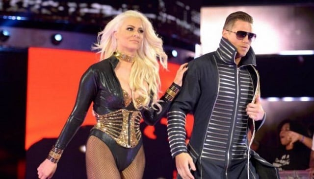 The Miz and his wife, Maryse