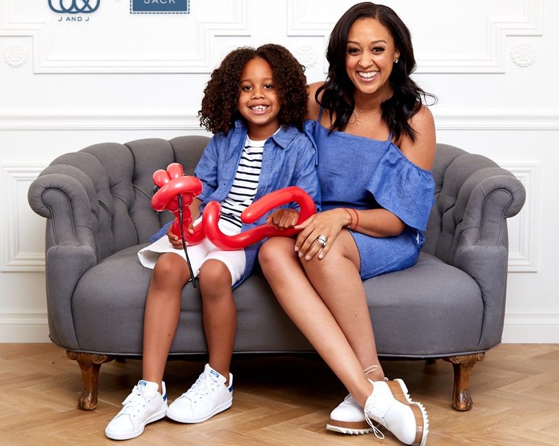 Tia Mowry and Son
