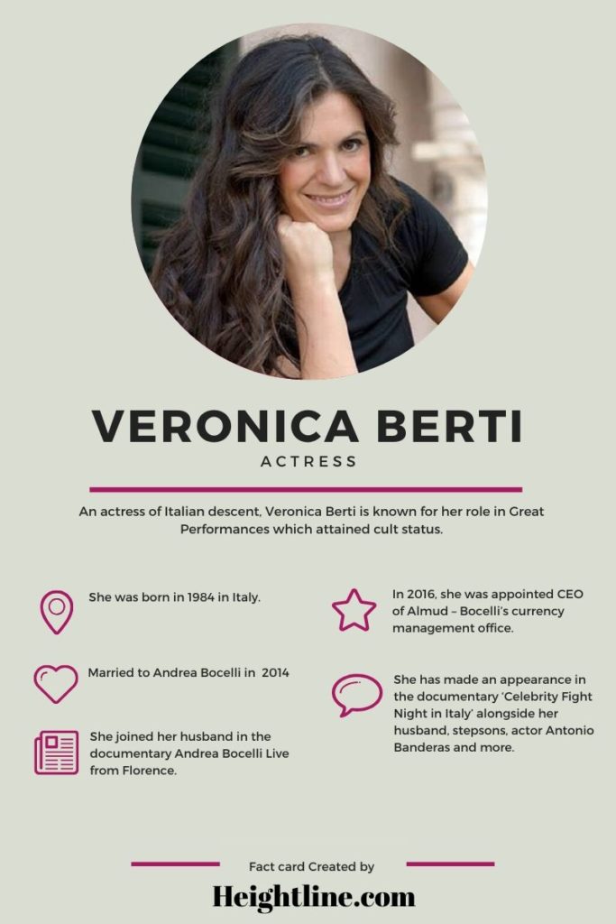 Who is Veronica Berti? The Untold Truth of Andrea Bocelli’s Wife