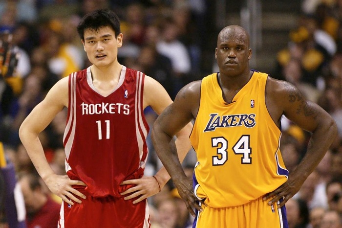 Yao Ming and Shaq