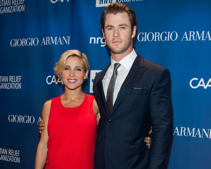 Chris Hemsworth and his stunning body with his wife