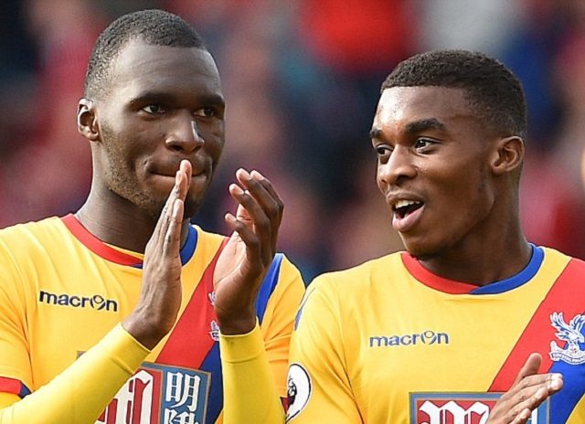 Christian Benteke and his younger brother, Jonathan Benteke at Crystal Palace