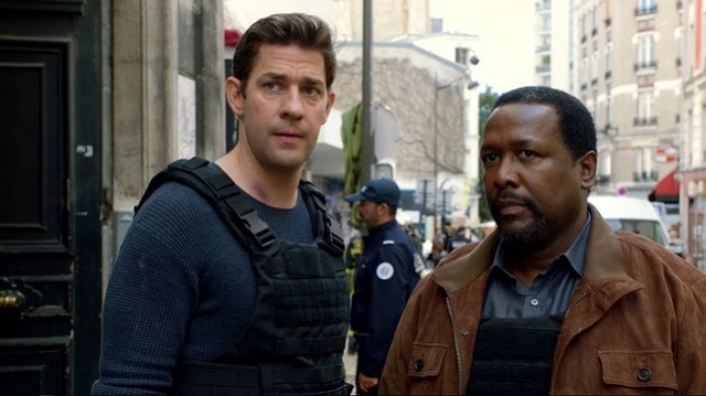 John Krasinski and Wendell Pierce in "Jack Ryan"