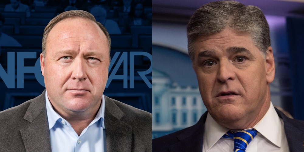 Alex Jones and Sean Hannity