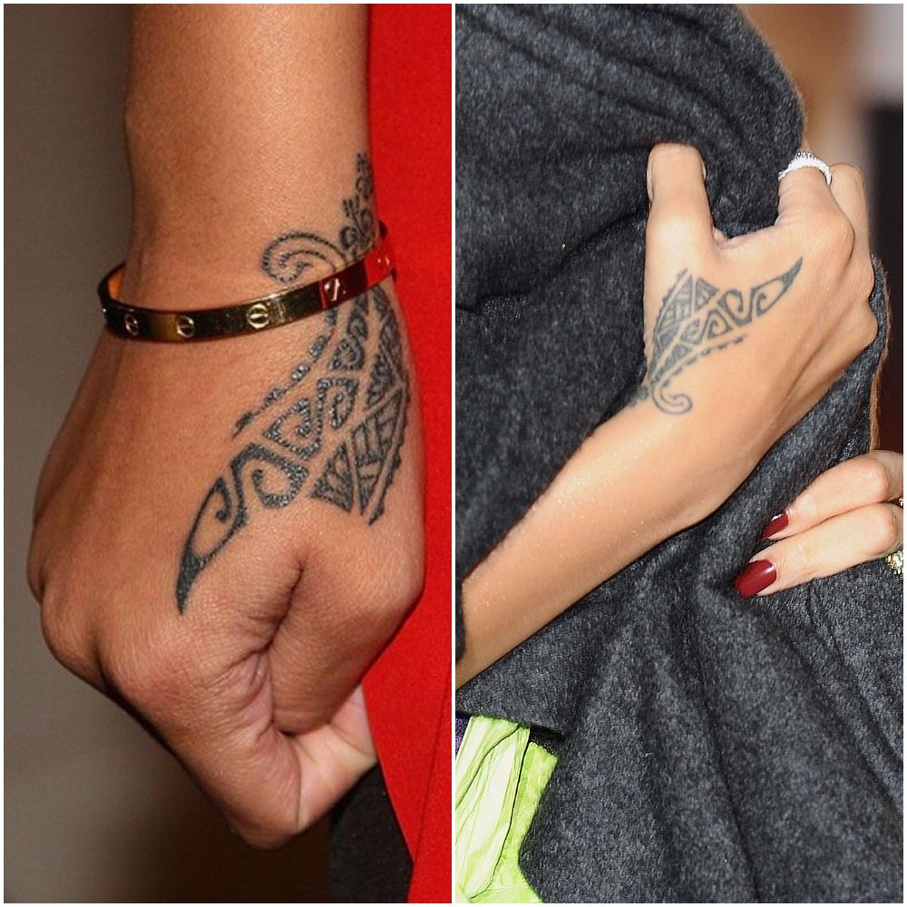 Rihanna's tattoos dragon
