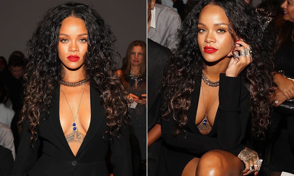 Rihanna's tattoos on chest