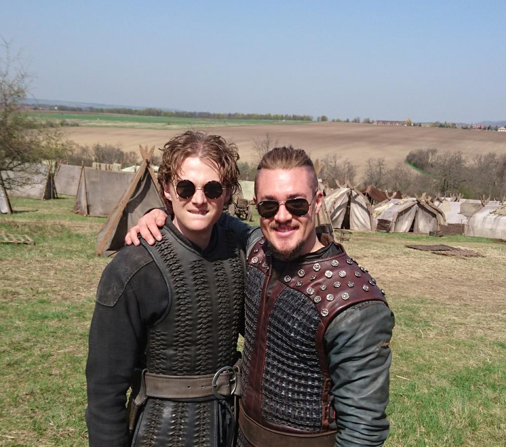 Arnas Fedarivicius and Alexander Dreymon