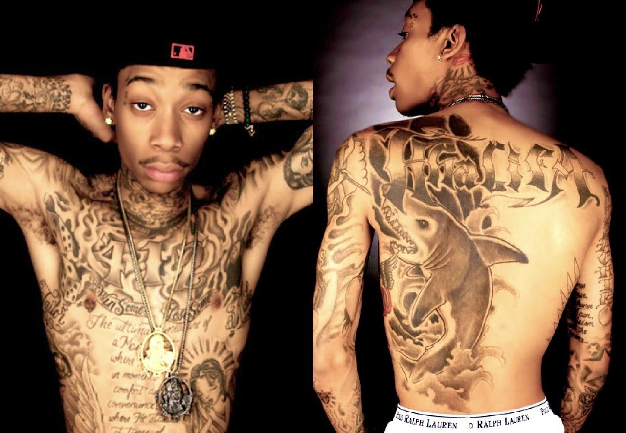 Wiz Khalifa Tattoos.